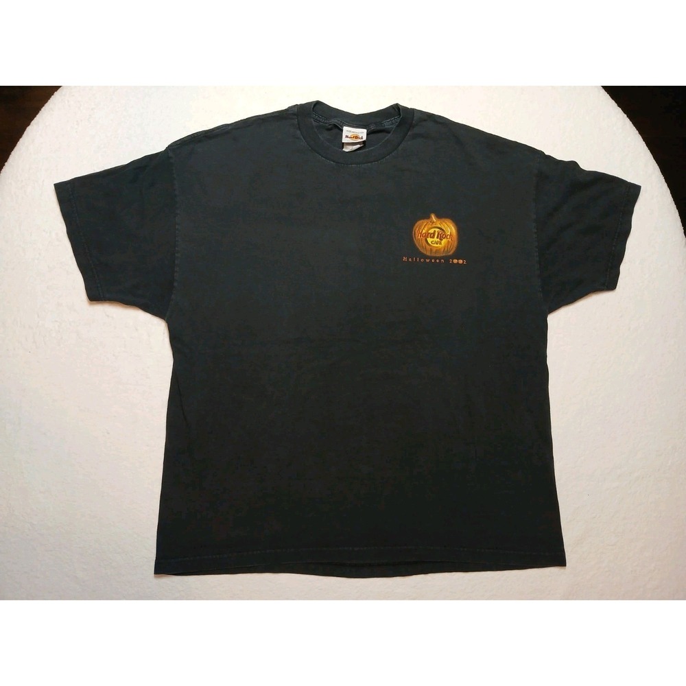 HARD ROCK CAFE Scareway 2 Heaven tee XXL rock n roll logo T shirt Halloween 2002